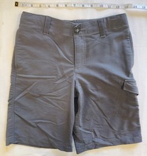 Under Armour Shorts Gray Performance Golf Cargo Loose Fit Boys Size YSM