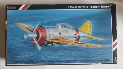 Bausatz F2 A-2 BUFFALO ''YELLOW WINGS'' von SPEC.HOBBY in  1/32, ungebaut in OVP