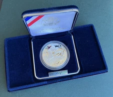 1991-1995 World War II 50th Anniversary Commemorative Proof Silver Dollar