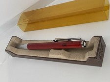 Montblanc Kugelschreiber Hebel unbenuzt Vintage mit Verpackung ROT