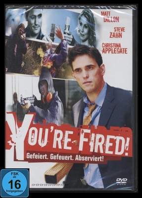 DVD YOU'RE FIRED - MATT DILLON + CHRISTINA APPLEGATE + STEVE ZAHN ***NEU**