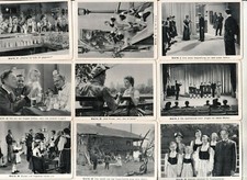 Postcard bundle collectible pictures of Gaggli, Trapp family in America, approx. 1955