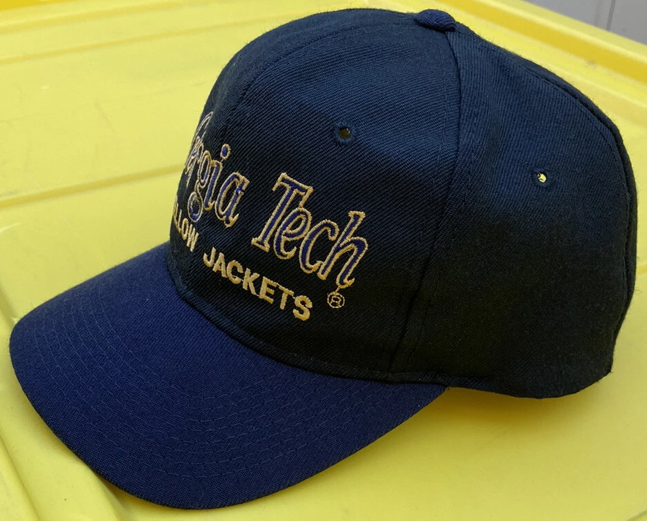 Vintage Georgia Tech Yellow Jackets Sports Specialties Script Snapback Hat Cap - Image 3 of 4