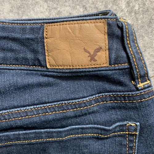 American Eagle Skinny Stretch Denim Jeans Blau Damen Größe 2 - Bild 3 von 15