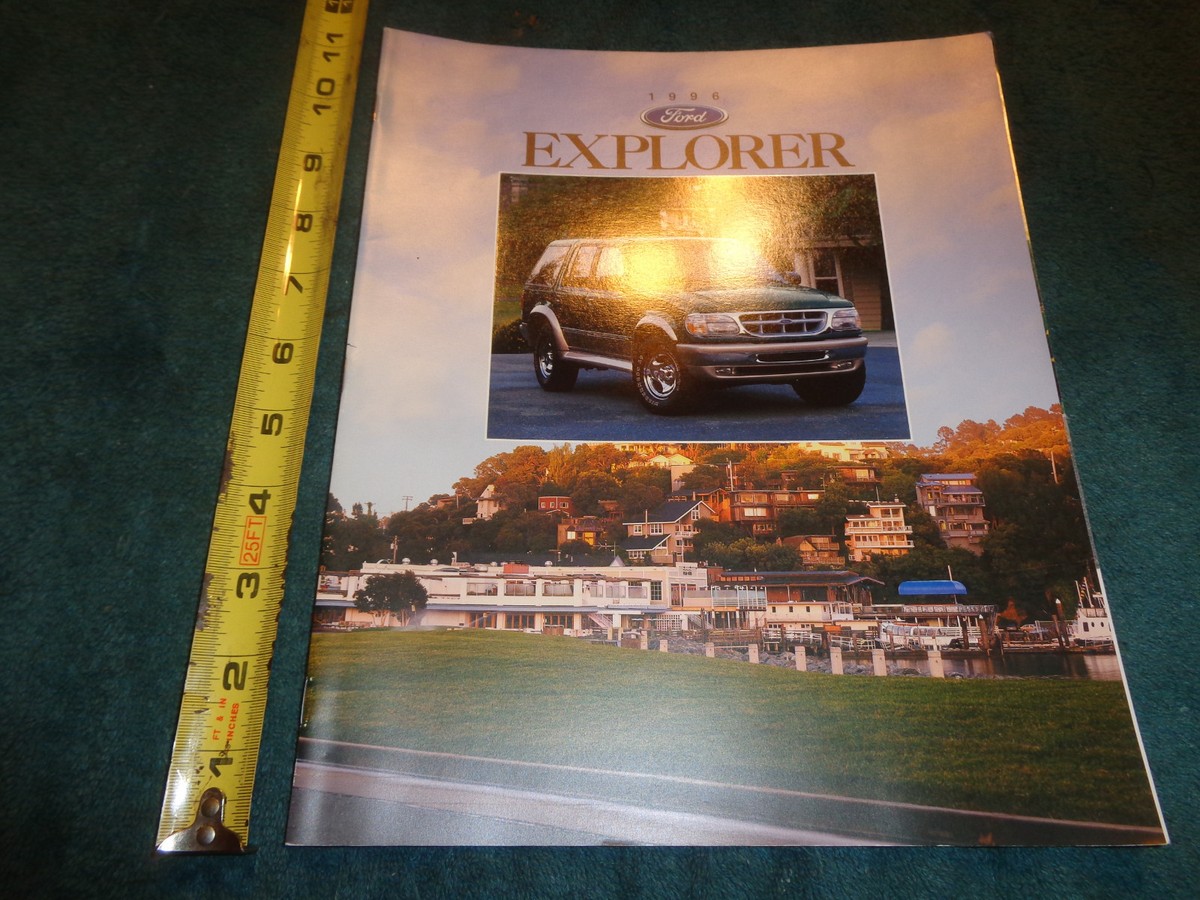 1996 FORD EXPLORER SALES BROCHURE / CATALOG / ORIGINAL DEALERSHIP