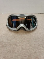 POLAR EDGE Silver Frame Red Brown Lense Ski Goggles Read Description 