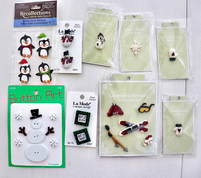 Mixed Lot Winter/Ski Embellishments
