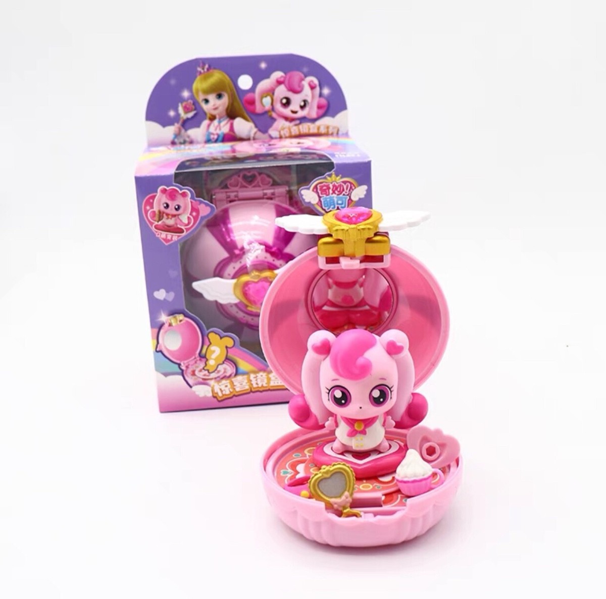Catch! Teenieping Teenie Heart Wing Magic Game HEARTSPING Mirror