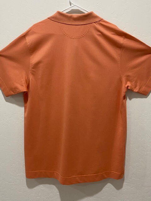 Mens Cutter & Buck DryTec Luxe Polo Shirt Size M Short Sleeve NANOtex Fabric EUC View 3