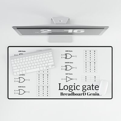 BreadboarD GeniuS Mouse pad white