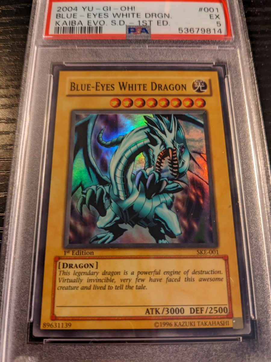 PSA 5: Kaiba Evolution Starter Deck SKE-001 1st Edition: Blue-Eyes