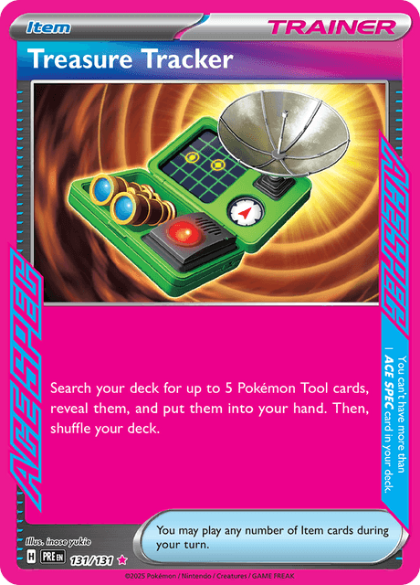 Pokmon TCG Treasure Tracker 131/131 Ace Spec Rare Prismatic Evolutions  NM/M | eBay