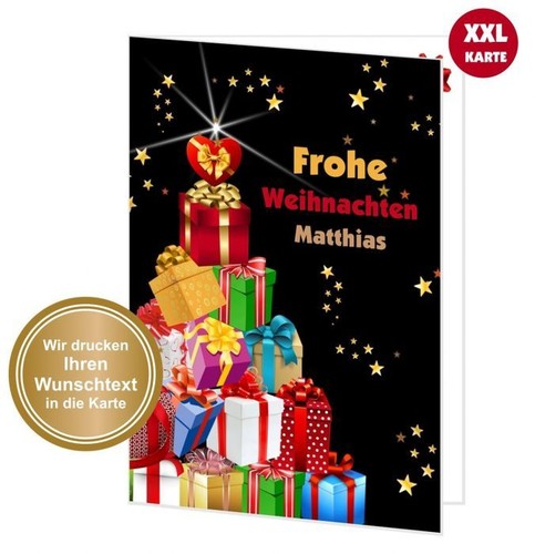 FLYAB Lustige Weihnachtskarte Mit Umschlag – Freche Illustration Für Erwachsene (9,9x15,9 Cm)