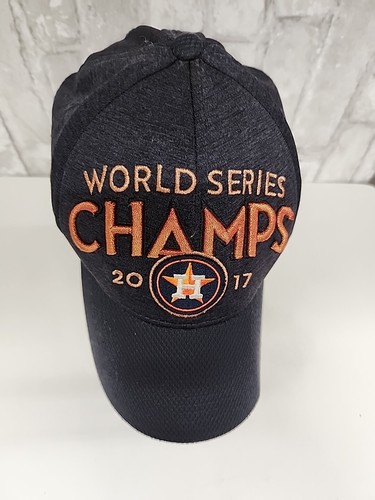 Houston Astros 2017 MLB World Champs Logo Black Mens Small-M New Era Hat - Picture 5 of 7