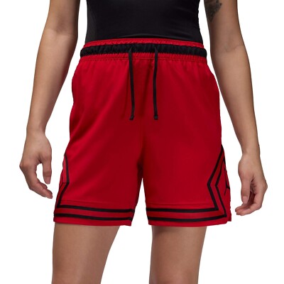 NIKE JORDAN BERMUDA SPORT HOSE WVN DIAMOND SHORT ''GYM RED'' FQ5929 687