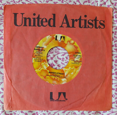 BAKER STREET - GERRY RAFFERTY -45 GIRI 1978 UNITED ARTISTS - UA-X1192-Y US PRESS
