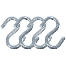 S-Hooks   1/8, 1/4, 9/32, 5/16, 3/8 Inch   Great for Hanging and Storing Clothes