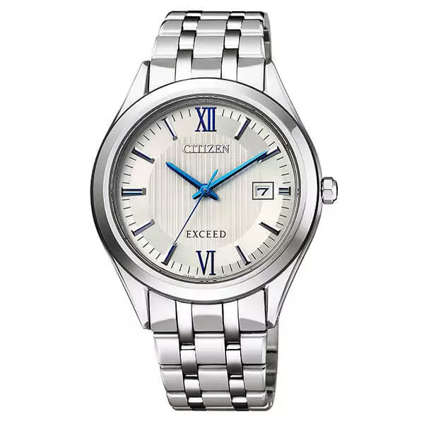 CITIZEN EXCEED Eco Drive AW1000 51A Silver Titanium Solar Men s