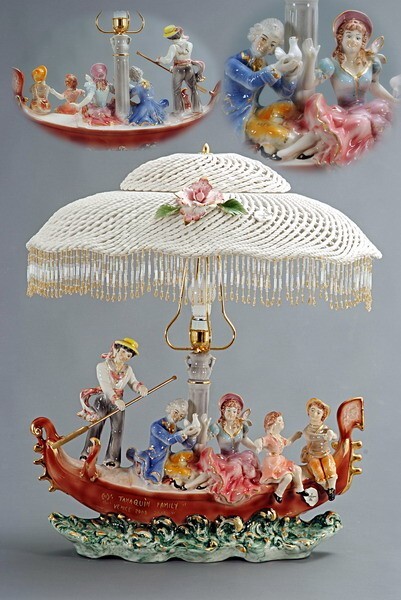 Capodimonte Gondola Lamp made in italy | eBay