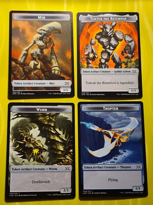 TOKEN ARTIFACT CREATURE (×4) DOUBLE MASTERS MTG 2020 ENGLISH NM C529