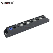 V-Show DMX Power Splitter 4+4 1 in/4 out power and DMX splitter for stage light 