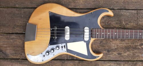 Fenton Weill Twistratone Bass Guitar 1960'S. Made in London UK. Natural Blonde