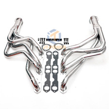 Long Tube Header For 64-74 Chevelleel Camino Monte Carlo 283-400ci Ceramic Coat