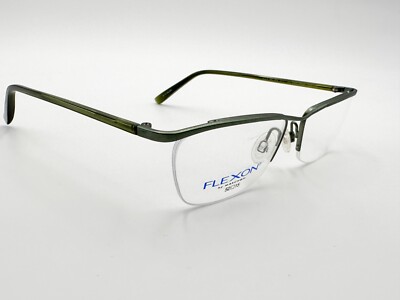 NOS Flexon 471 Eyeglasses FRAMES Satin Mint 52[]15-135 Green Marchon G924
