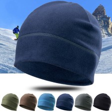 Winter Fleece Hat Warm Watch Cap Thermal Skull Hat Soft Beanie Hat for Men Women
