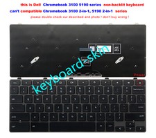 New for Dell Chromebook 3100/5190 US Keyboard isn't Chromebook 3100/5190 2-in-1 