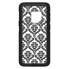 OtterBox Commuter for Galaxy S (Choose Model) White Black Damask Pattern