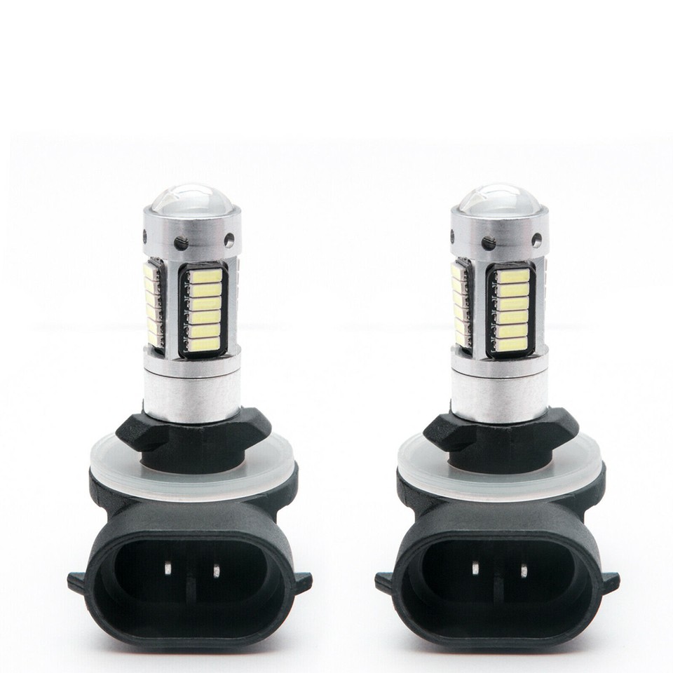 CHUSYYRAY 881 LED Fog Light Bulbs – Xenon White 6000K For Polaris Ranger 400/500/570 (2-Pack, 160W)