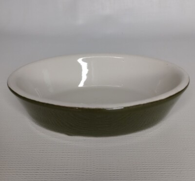Hall Pottery 6''×4'' Green Oval Baking Dish