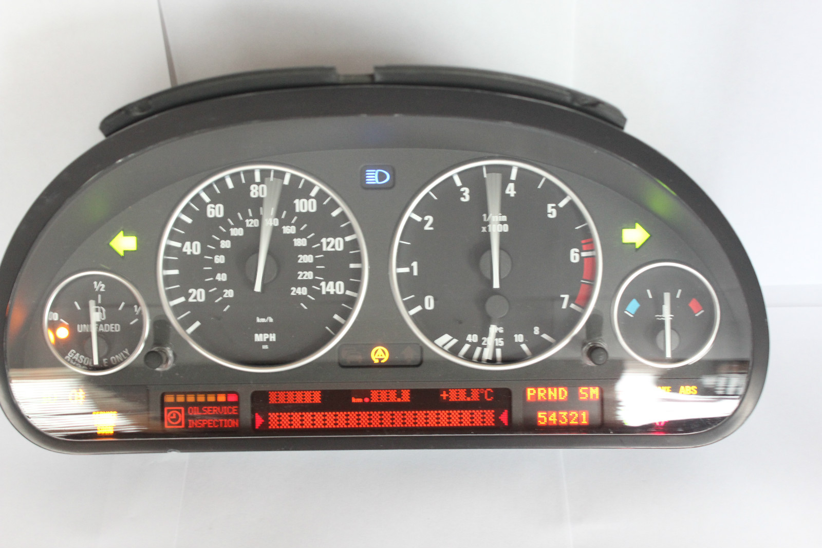 0 Miles Virgin Remanufactured BMW E39 5-ser Instrument Cluster w ...