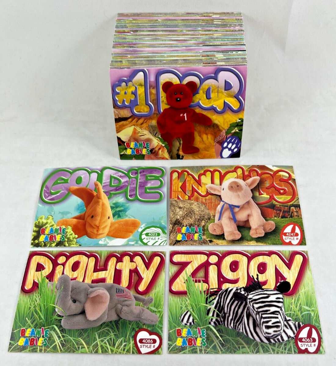 TY BEANIE BABIES SERIES 4 (2nd Ed.) Complete Trading Card Set #158