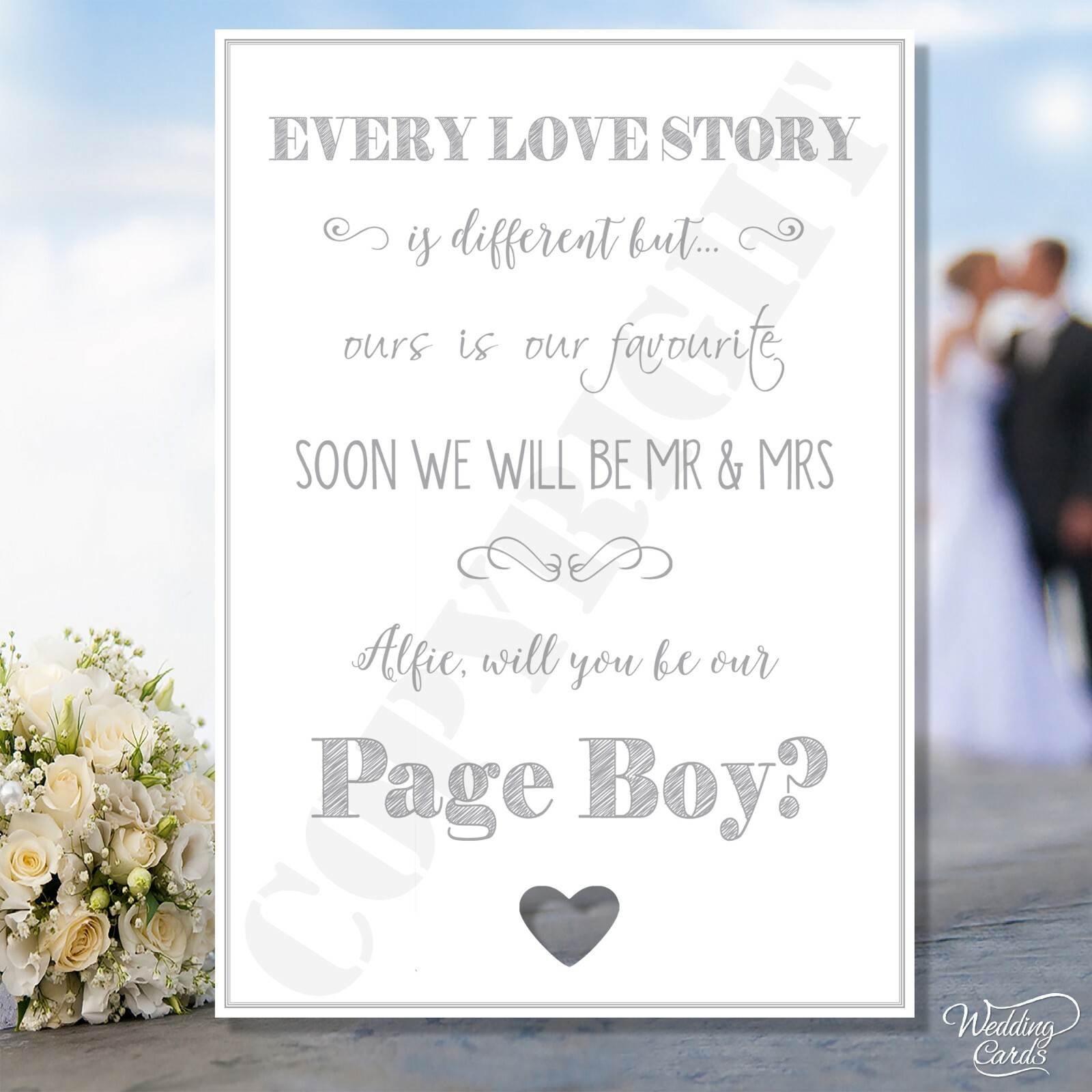 Will you be our Page Boy my Ring Bearer Bridesmaid Best Man Groomsman Usher Maid