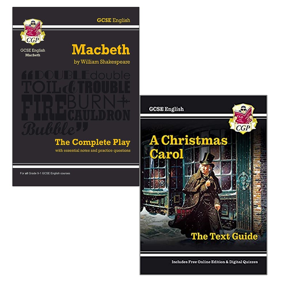 GCSE English 2 Books Collection Set (Macbeth Complete Play, A Christmas  Carol) 9787421175487 | eBay