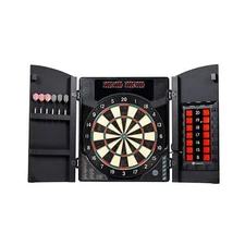 MD Sports Electronic Dartboard with Cabinet and Accessories - Multiple Styles...