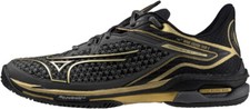 MIZUNO Tennis Shoes WAVE EXCEED TOUR 6 AC Dark Gray Gold 61GA2470 US7 25cm 