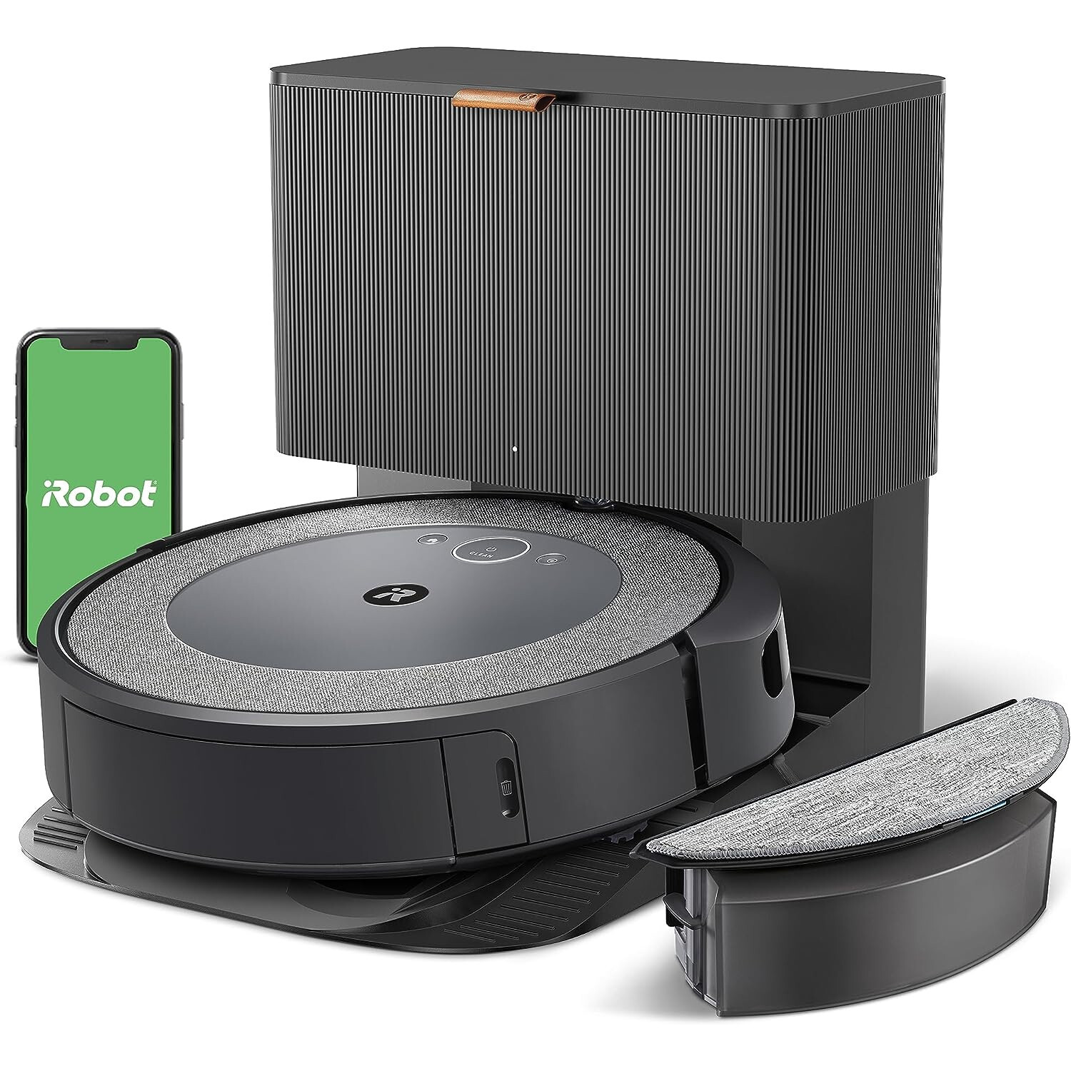 Саморазгружающийся робот-пылесос и швабра iRobot Roomba Combo i5+ с интеллектуальным отображением