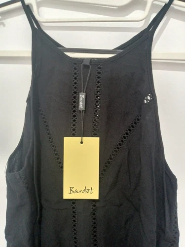 Bardot Black Singlet BNWT Size 6 - Picture 3 of 4