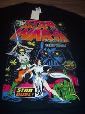 VINTAGE STYLE STAR WARS A NEW HOPE T-Shirt Luke Skywalker Leia LARGE NEW w/ TAG