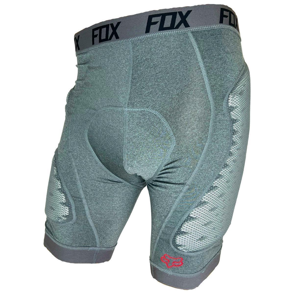 Fox Titan Carrera Corto Bicicleta MTB Ebike Fr Dh Cojín Pantalón Protector Grau
