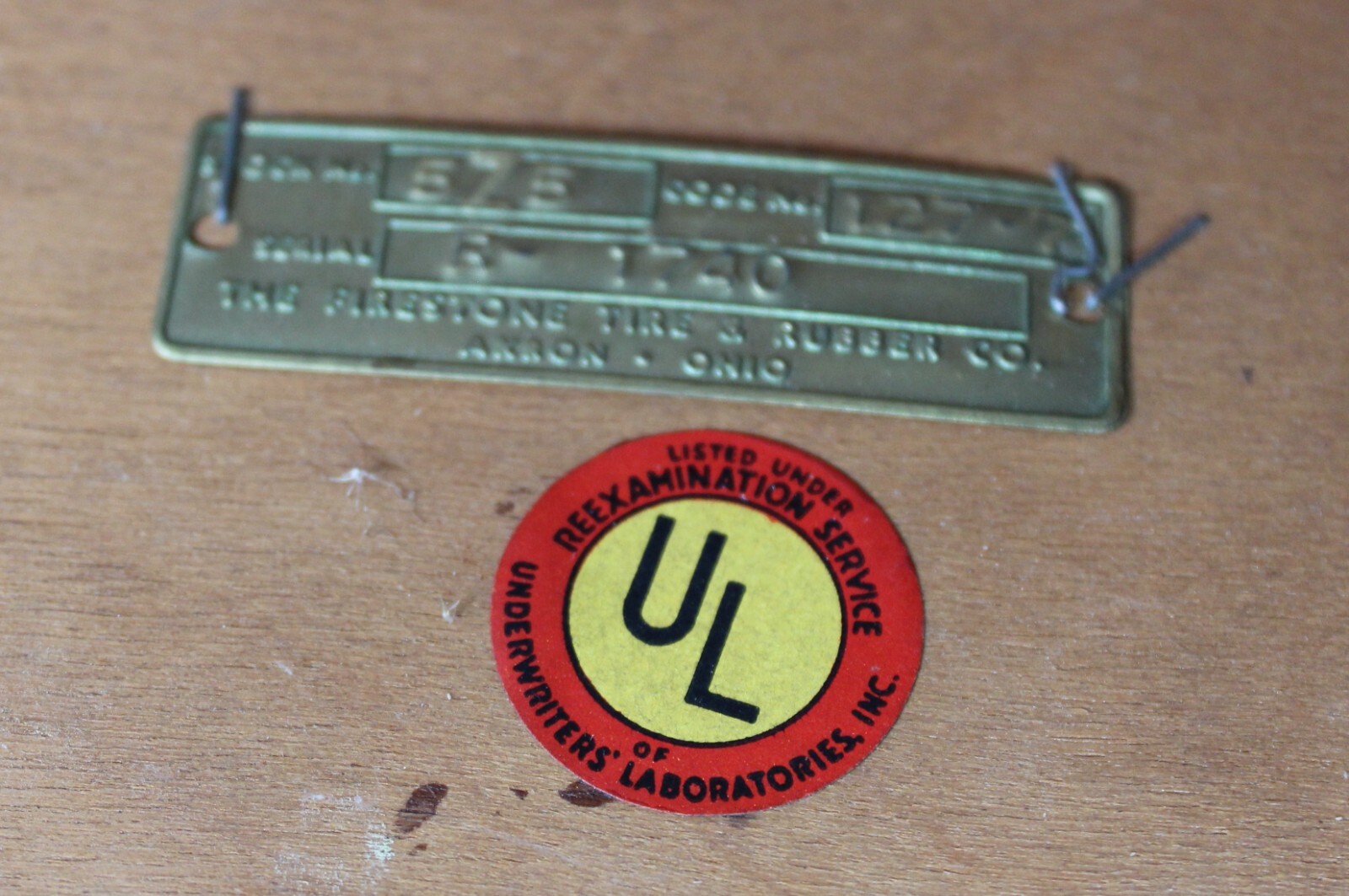 National Sewing Machine Company Antique Firestone Sewing Machine Model