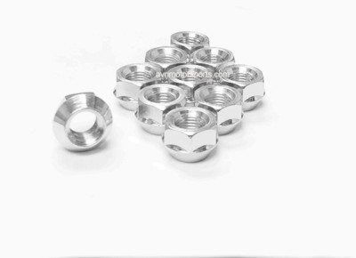 5x 14x1.5 EXTRA SHORT OPEN-END BULGE ACORN LUG NUTS 14MM TALL CHEVY FORD DODGE
