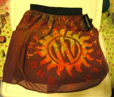 Supernatural WINCHESTER BROTHERS Print Skirt Hot Topic Bioworld New Tag SZ Small