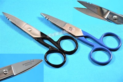 2 Electrician Scissor for Cutting & Stripping Wires Electrical Repair Tool 5.25''