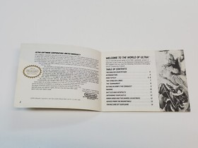 Defender of the Crown Authentic Original NES Nintendo Manual Only