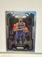 Malik Beasley 2023-24 Panini Prizm #237 Prizms Silver Milwaukee Bucks