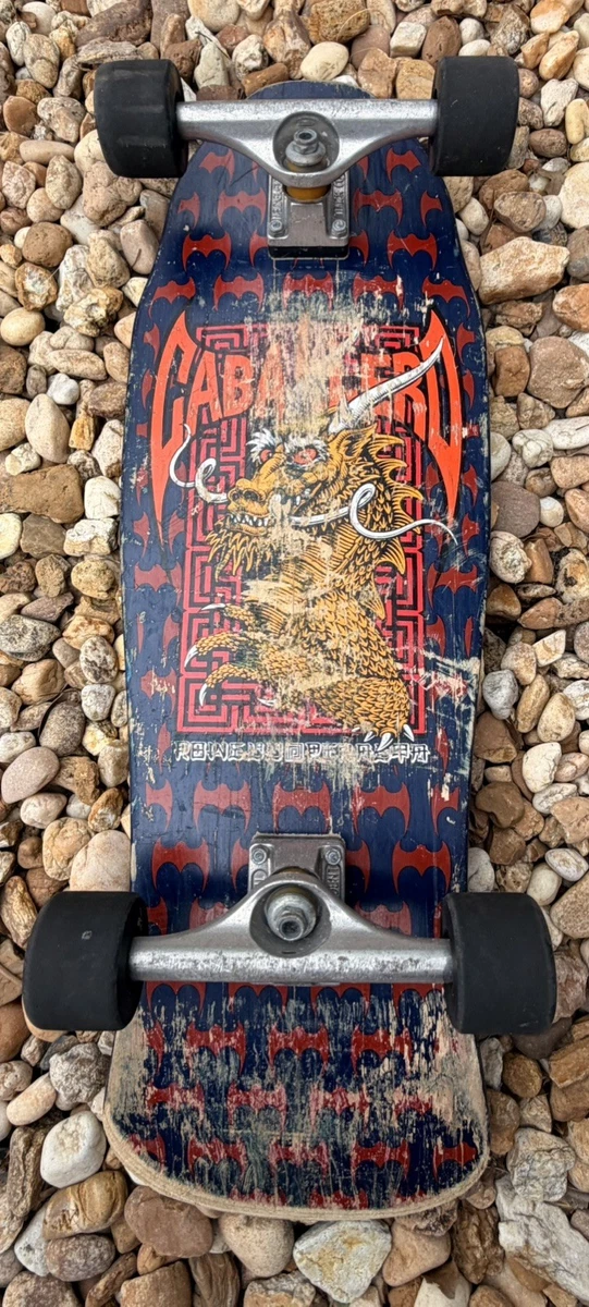 Steve Caballero In Vintage Skateboarding & Longboarding Equipment
